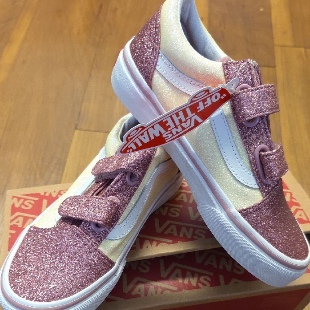 Vans Old Skool V, Glitter Two Tone